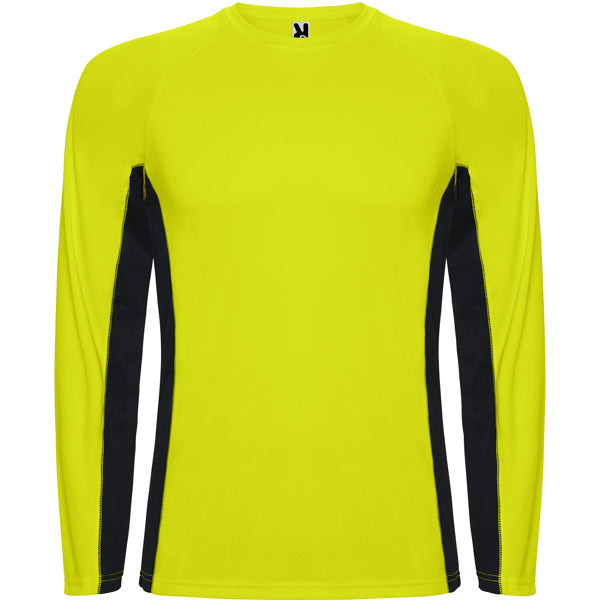 CAMISETA SHANGHAI MANGA LARGA T/S BLANCO/ROYAL