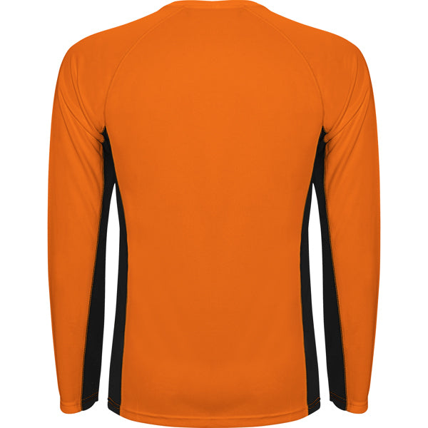 CAMISETA SHANGHAI MANGA LARGA T/S BLANCO/ROYAL