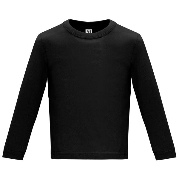 CAMISETA BABY MANGA LARGA T/6 MESES BLANCO