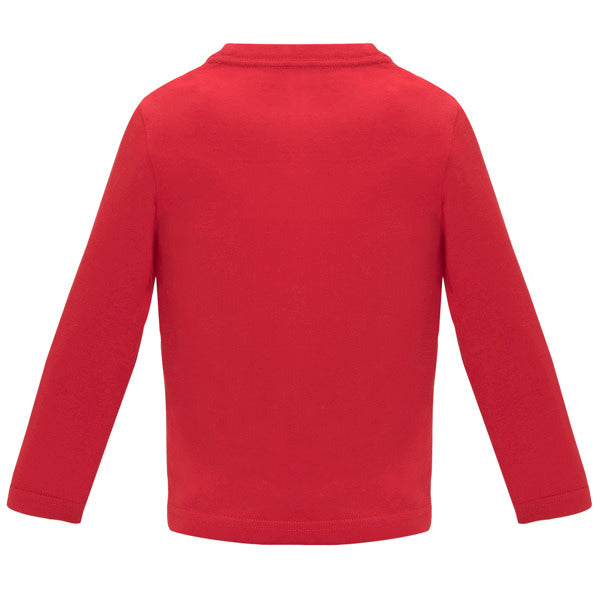 CAMISETA BABY MANGA LARGA T/6 MESES BLANCO