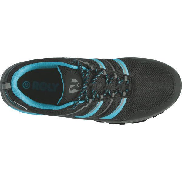 ZAPATILLA TREKKING MARC T/36 NEGRO/VERDE FLUOR