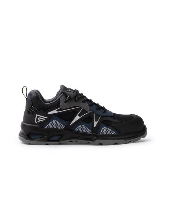 ZAPATO LABORAL KERCUS T/36 NEGRO/MARINO