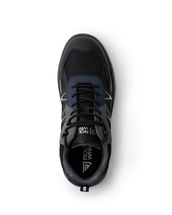 ZAPATO LABORAL KERCUS T/36 NEGRO/MARINO