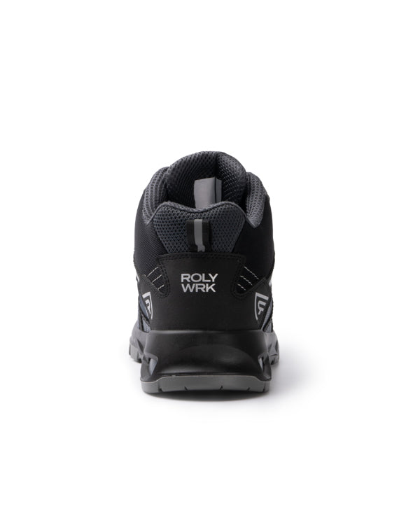 ZAPATO LABORAL GISKAN T/36 NEGRO/MARINO