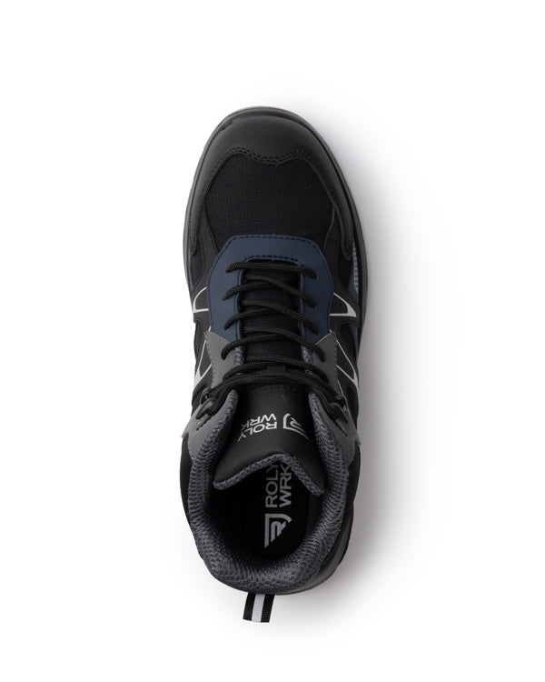 ZAPATO LABORAL GISKAN T/36 NEGRO/MARINO