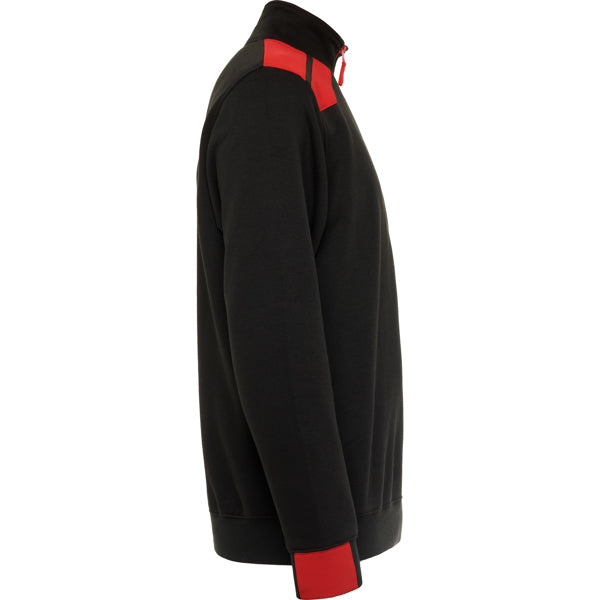 SUDADERA MAVERICK T/S NEGRO/ROJO