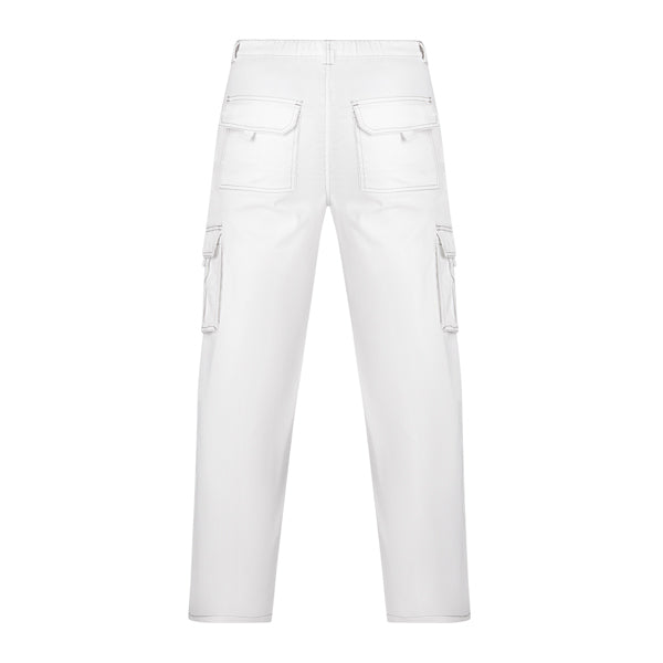 PANTALON DAILY STRETCH T/38 BLANCO