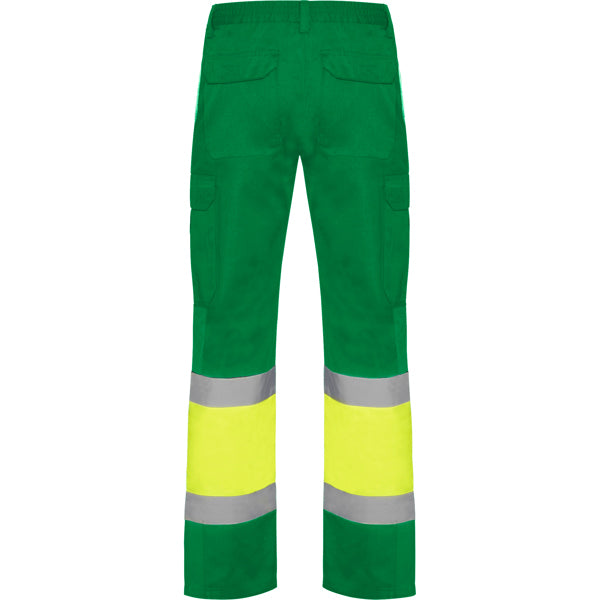 AV PANTALON VERANO NAOS T/38 PLOMO/AMARILLO FLUOR