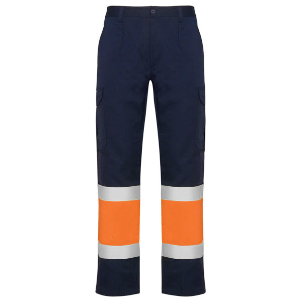 AV PANTALON VERANO NAOS T/38 PLOMO/AMARILLO FLUOR