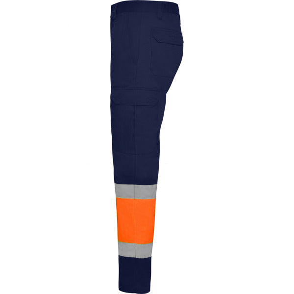 AV PANTALON VERANO NAOS T/38 PLOMO/AMARILLO FLUOR