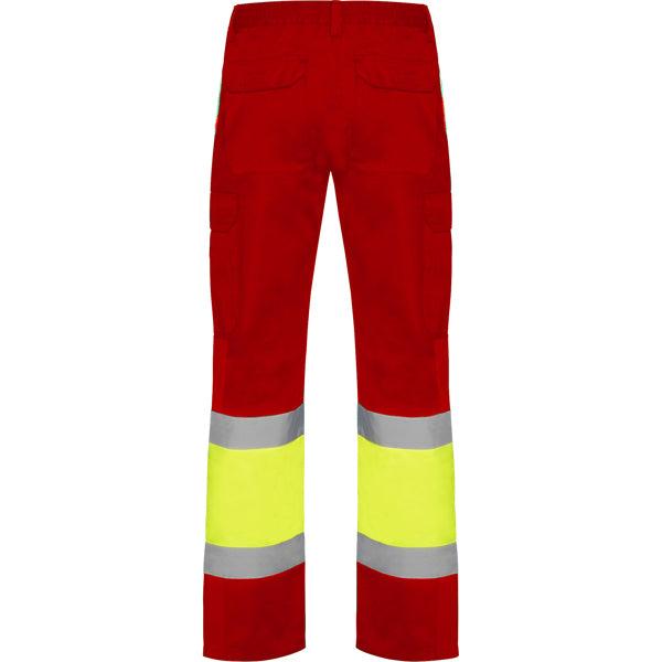 AV PANTALON VERANO NAOS T/38 PLOMO/AMARILLO FLUOR