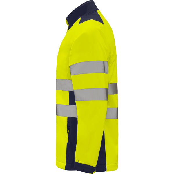 AV SOFTSHELL ANTARES T/S PLOMO/AMARILLO FLUOR