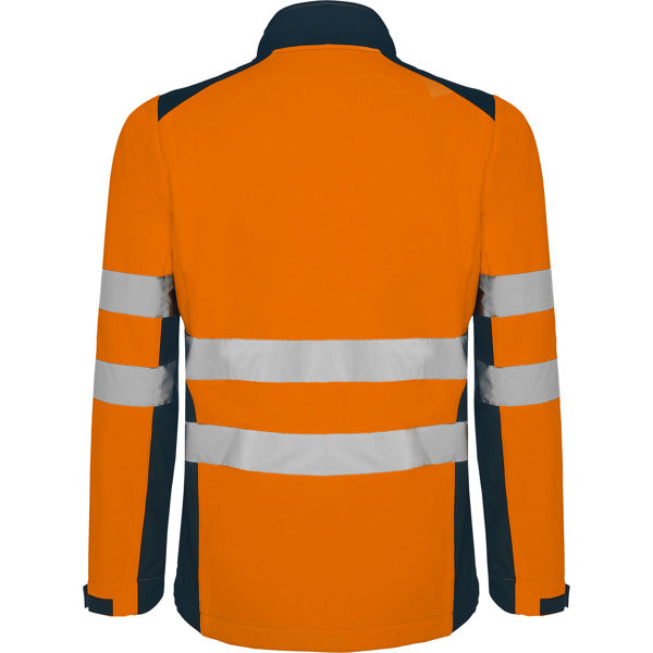 AV SOFTSHELL ANTARES T/S PLOMO/AMARILLO FLUOR