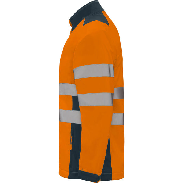 AV SOFTSHELL ANTARES T/S PLOMO/AMARILLO FLUOR