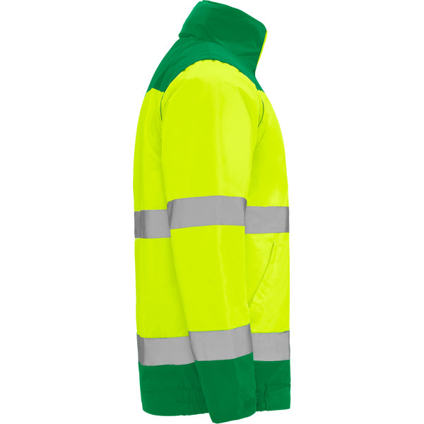 AV PARKA EPSYLON T/S PLOMO/AMARILLO FLUOR