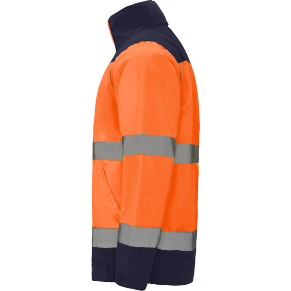 AV PARKA EPSYLON T/S PLOMO/AMARILLO FLUOR