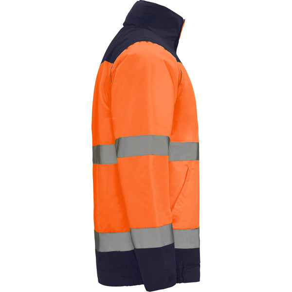 AV PARKA EPSYLON T/S PLOMO/AMARILLO FLUOR