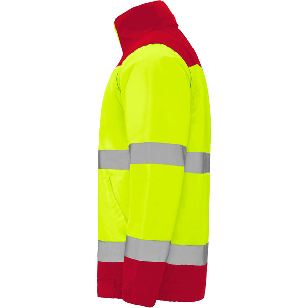 AV PARKA EPSYLON T/S PLOMO/AMARILLO FLUOR