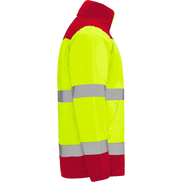 AV PARKA EPSYLON T/S PLOMO/AMARILLO FLUOR