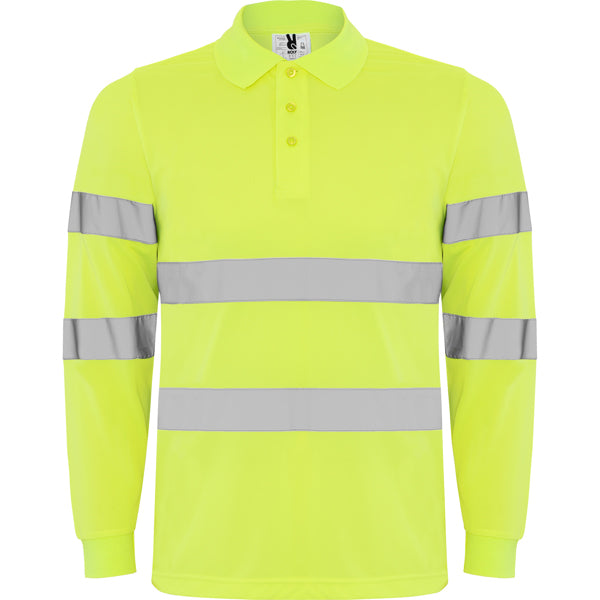 AV POLO POLARIS MANGA LARGA T/S AMARILLO FLUOR