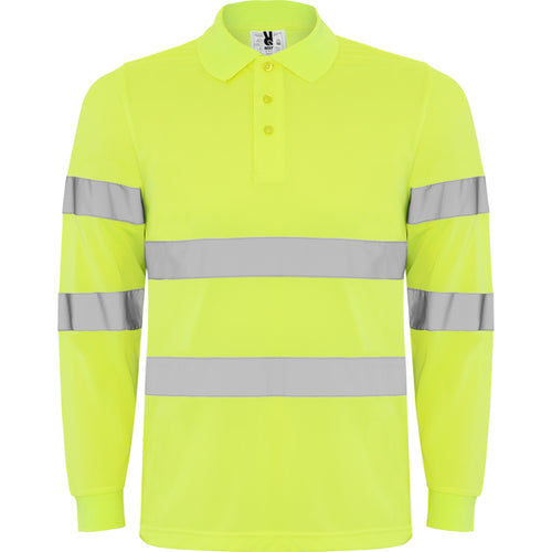 AV POLO POLARIS MANGA LARGA T/S AMARILLO FLUOR