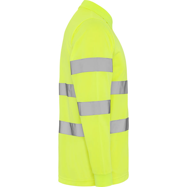 AV POLO POLARIS MANGA LARGA T/S AMARILLO FLUOR