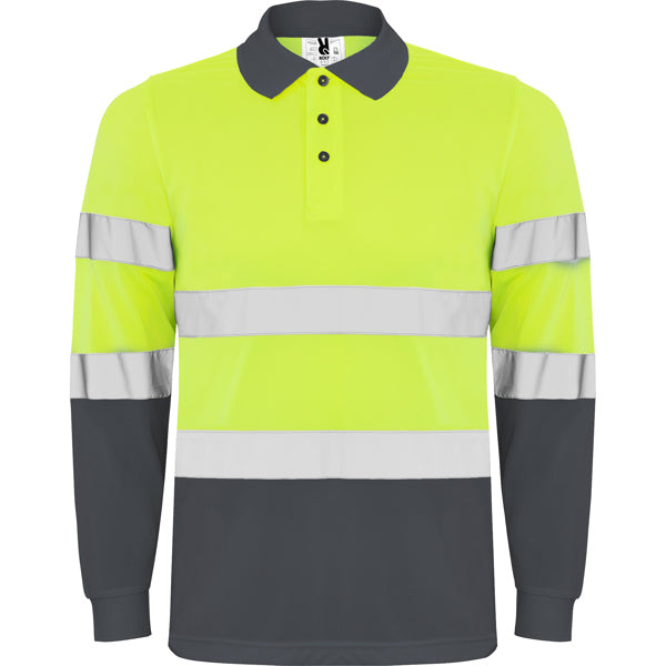 AV POLO POLARIS MANGA LARGA T/S AMARILLO FLUOR