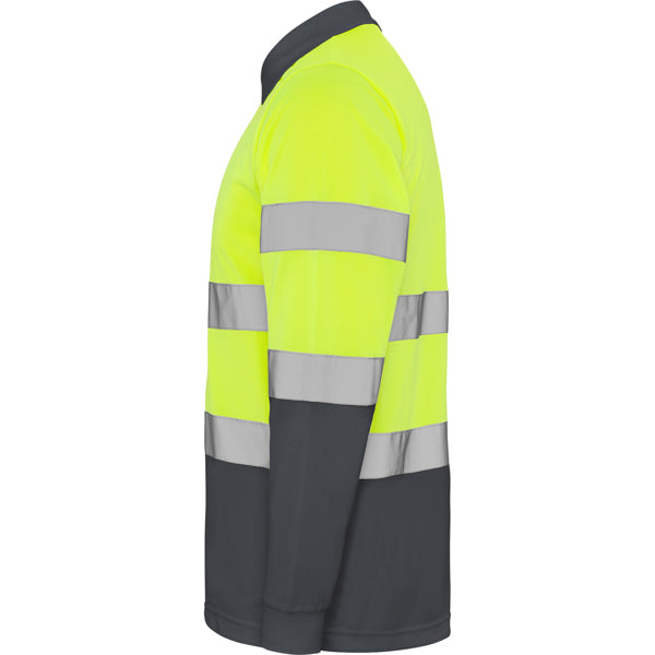 AV POLO POLARIS MANGA LARGA T/S AMARILLO FLUOR