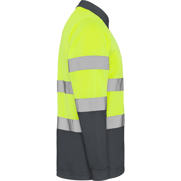 AV POLO POLARIS MANGA LARGA T/S AMARILLO FLUOR