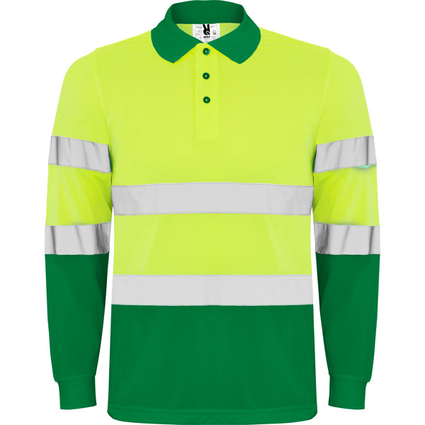 AV POLO POLARIS MANGA LARGA T/S AMARILLO FLUOR