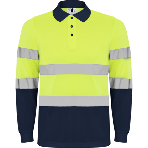 AV POLO POLARIS MANGA LARGA T/S AMARILLO FLUOR