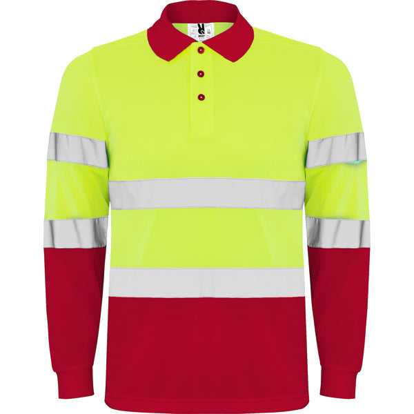 AV POLO POLARIS MANGA LARGA T/S AMARILLO FLUOR