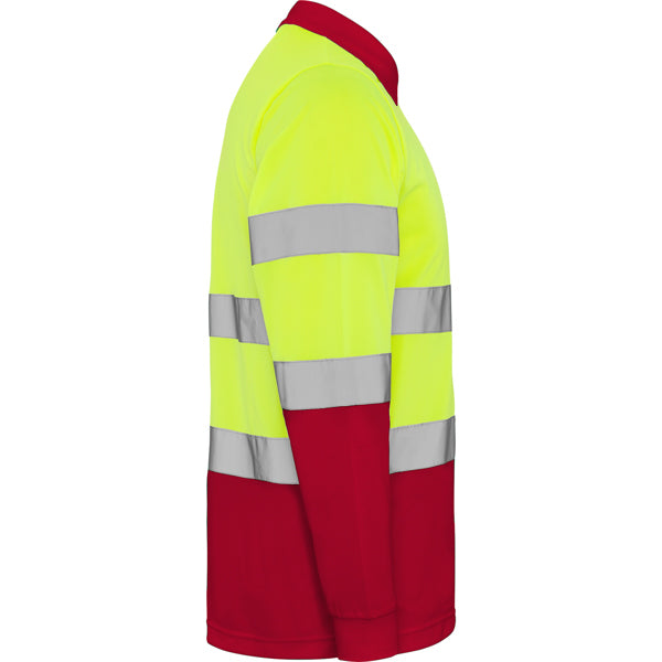 AV POLO POLARIS MANGA LARGA T/S AMARILLO FLUOR