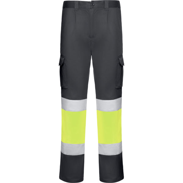 AV PANTALON DAILY STRETCH T/38 PLOMO/AMARILLO FLUOR