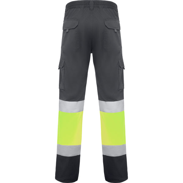 AV PANTALON DAILY STRETCH T/38 PLOMO/AMARILLO FLUOR