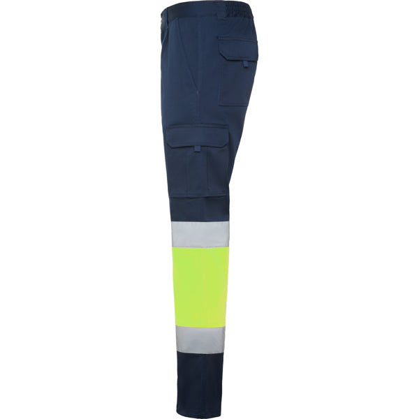 AV PANTALON DAILY STRETCH T/38 PLOMO/AMARILLO FLUOR