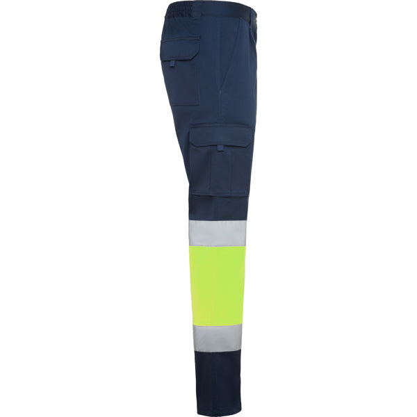 AV PANTALON DAILY STRETCH T/38 PLOMO/AMARILLO FLUOR