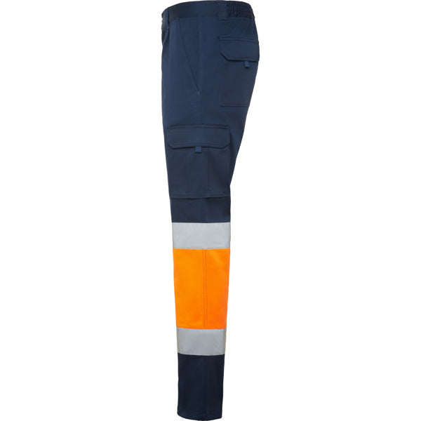 AV PANTALON DAILY STRETCH T/38 PLOMO/AMARILLO FLUOR