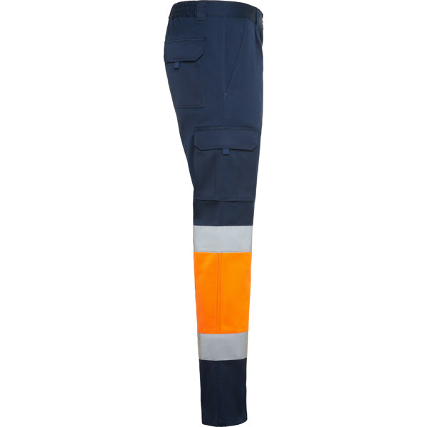 AV PANTALON DAILY STRETCH T/38 PLOMO/AMARILLO FLUOR