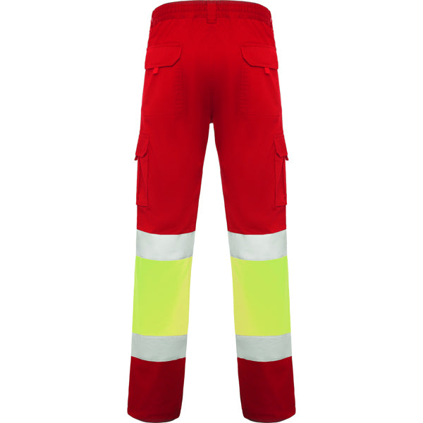 AV PANTALON DAILY STRETCH T/38 PLOMO/AMARILLO FLUOR