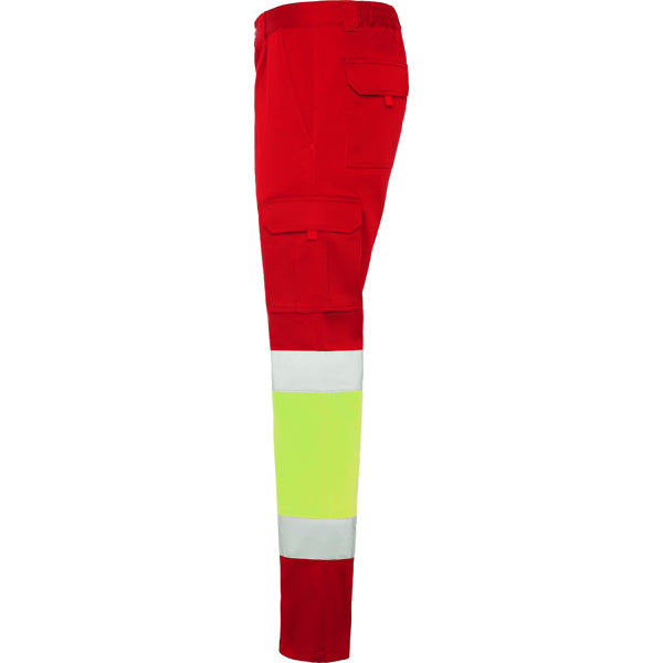 AV PANTALON DAILY STRETCH T/38 PLOMO/AMARILLO FLUOR
