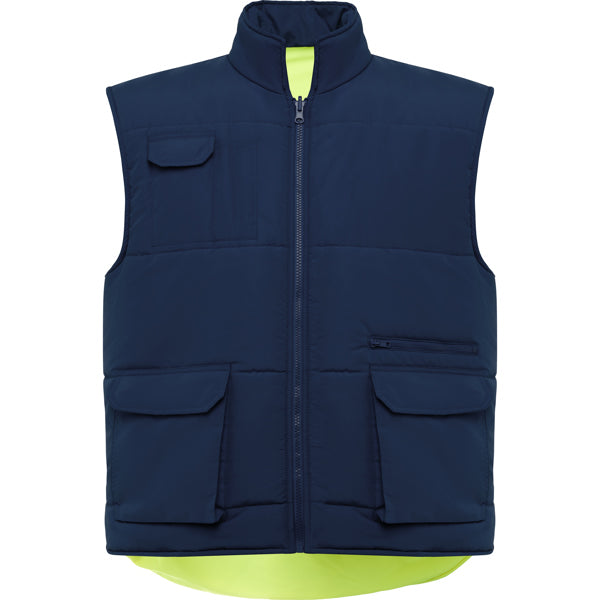 CHALECO REVERSIBLE PERSEI T/S MARINO/AMARILLO FLUOR