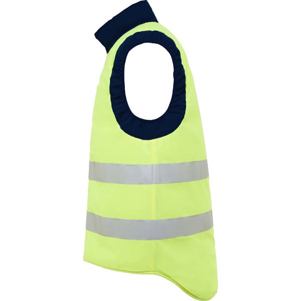 CHALECO REVERSIBLE PERSEI T/S MARINO/AMARILLO FLUOR