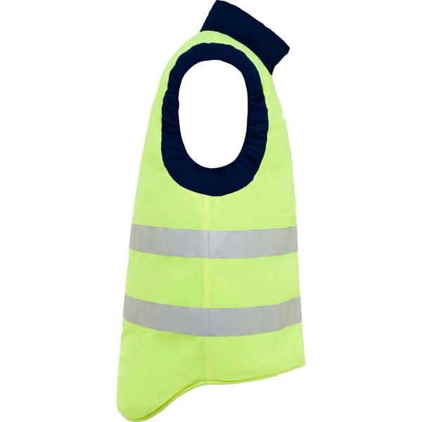 CHALECO REVERSIBLE PERSEI T/S MARINO/AMARILLO FLUOR