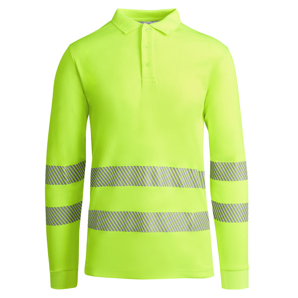 AV POLO ATRIO MAGA LARGA T/S AMARILLO FLUOR