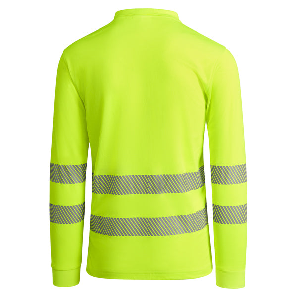 AV POLO ATRIO MAGA LARGA T/S AMARILLO FLUOR