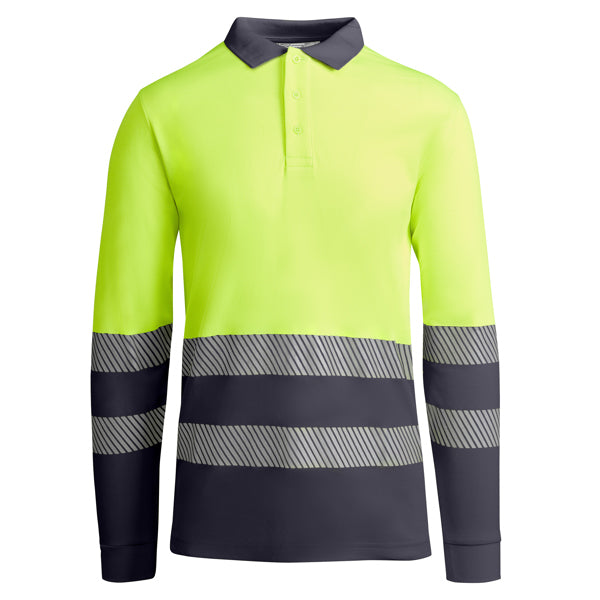 AV POLO ATRIO MAGA LARGA T/S AMARILLO FLUOR