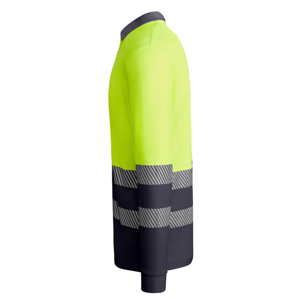 AV POLO ATRIO MAGA LARGA T/S AMARILLO FLUOR