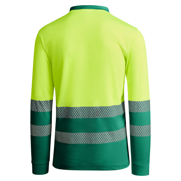 AV POLO ATRIO MAGA LARGA T/S AMARILLO FLUOR