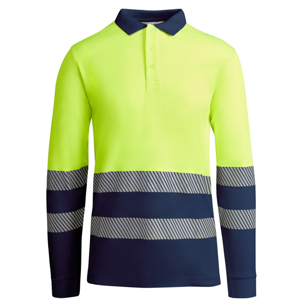 AV POLO ATRIO MAGA LARGA T/S AMARILLO FLUOR